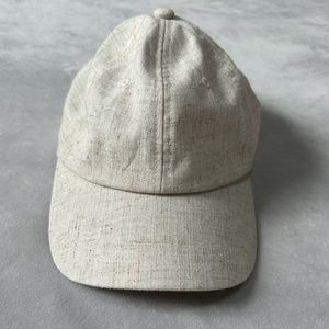 Linen Blend Baseball Cap